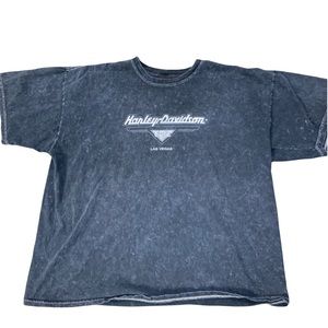 Harley Davidson Las Vegas Cafe Acid Wash T-Shirt
